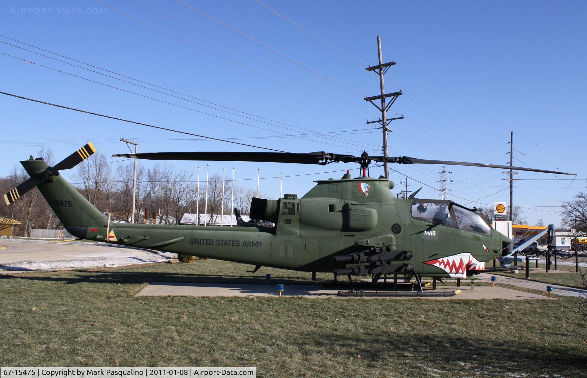 67-15475, 1967 Bell AH-1G Cobra C/N 20139, Bell AH-1F located in Dixon, IL