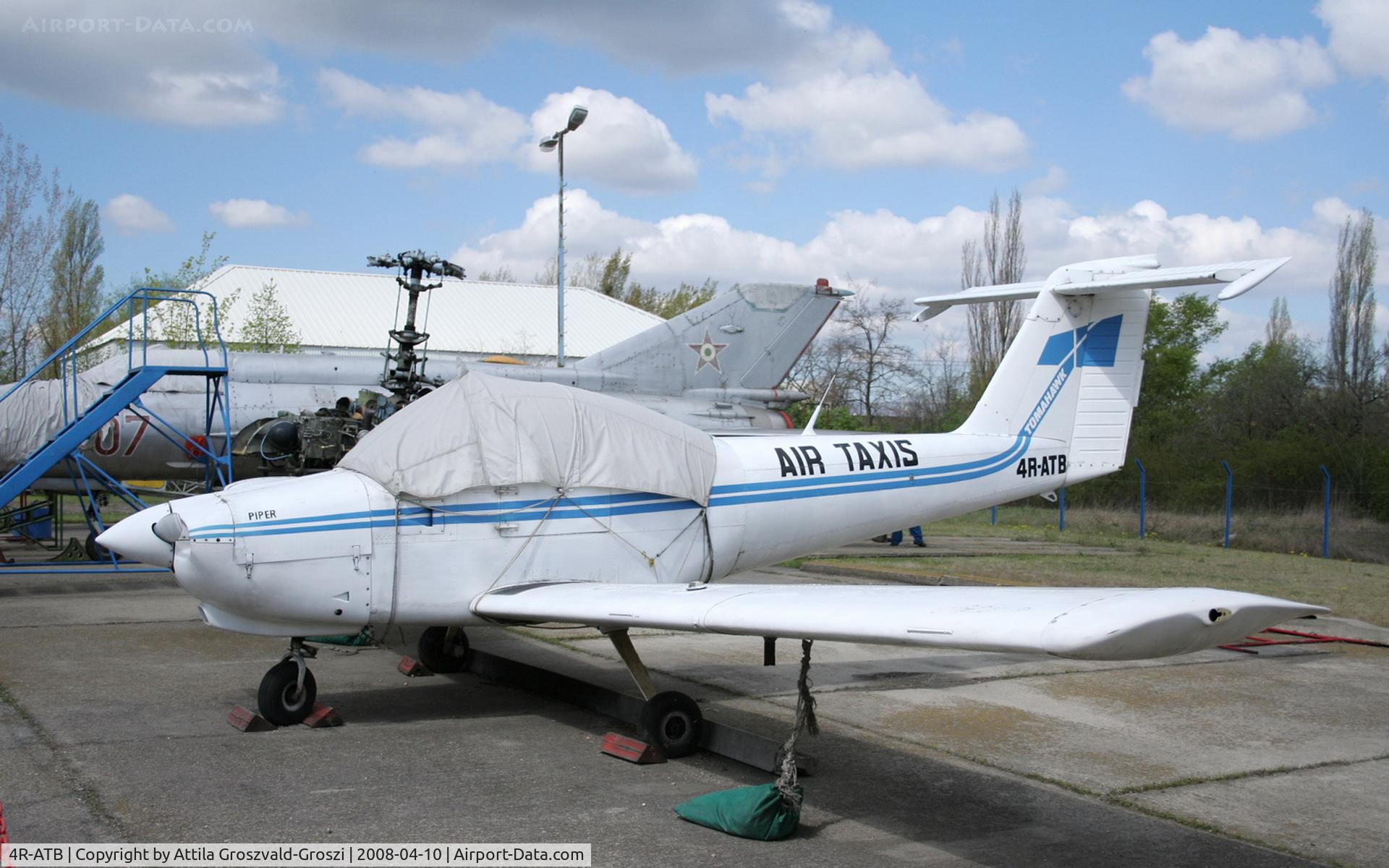 4R-ATB, 1979 Piper PA-38-112 Tomahawk Tomahawk C/N 38-79A0994, Csepel, Lajos Kossuth Grammar school apprentice workshop's yard - Hungary
