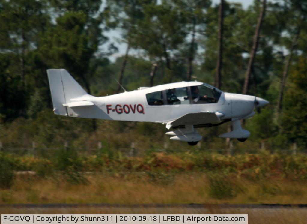 F-GOVQ, Robin DR-400-160 Chevalier C/N 2321, On landing...