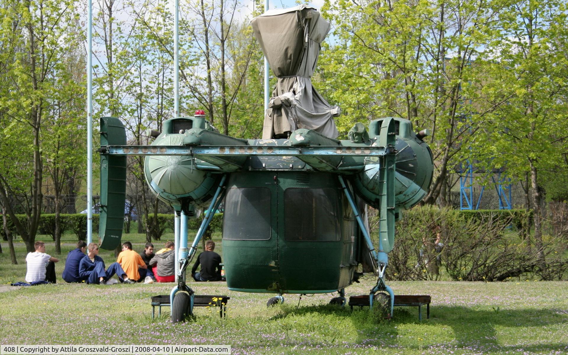 408, 1970 Kamov Ka-26 Hoodlum C/N 7001408, Csepel, Lajos Kossuth Grammar school apprentice workshop's yard - Hungary