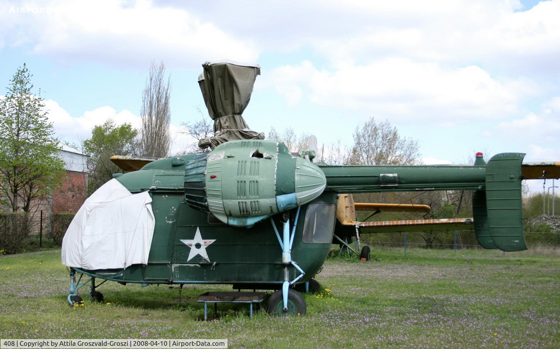 408, 1970 Kamov Ka-26 Hoodlum C/N 7001408, Csepel, Lajos Kossuth Grammar school apprentice workshop's yard - Hungary