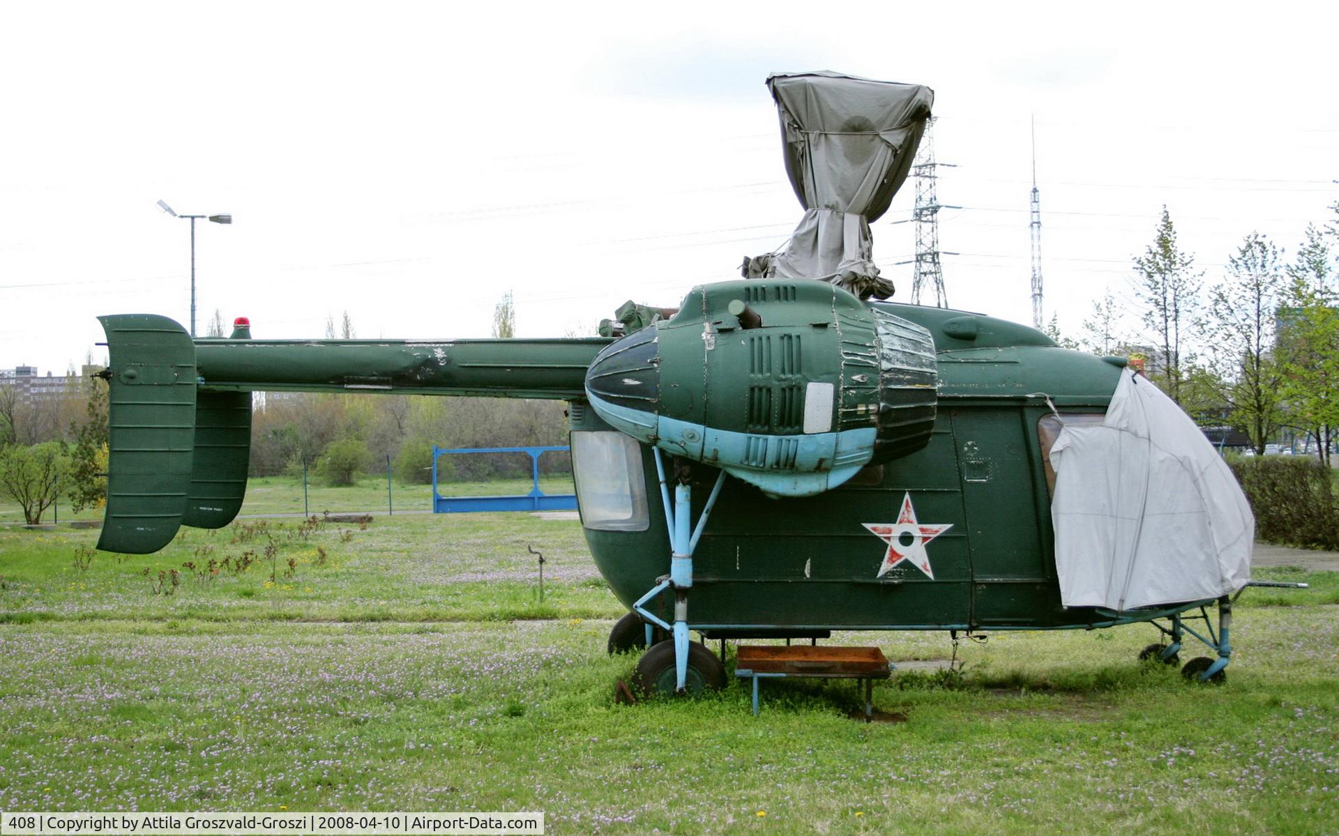 408, 1970 Kamov Ka-26 Hoodlum C/N 7001408, Csepel, Lajos Kossuth Grammar school apprentice workshop's yard - Hungary