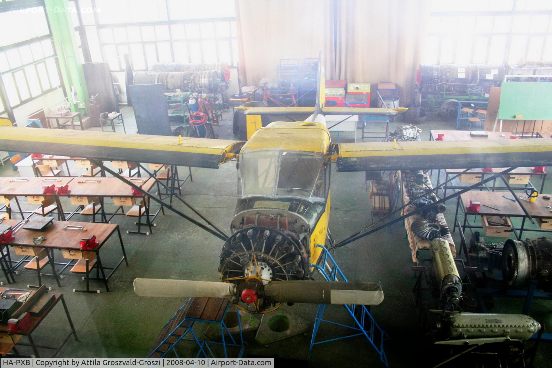 HA-PXB, 1962 PZL-Okecie PZL-101A Gawron C/N 52066, Csepel, Lajos Kossuth Grammar school apprentice workshop - Hungary
