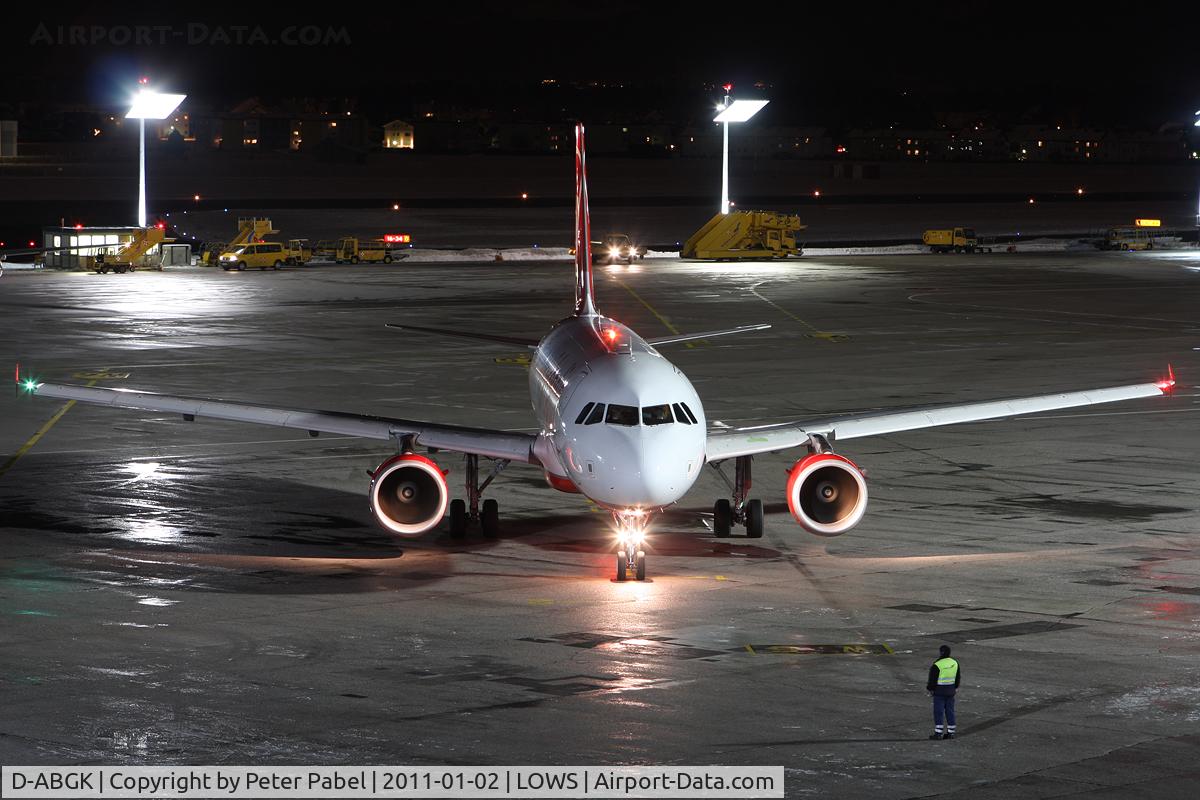 D-ABGK, 2008 Airbus A319-112 C/N 3447, SZG