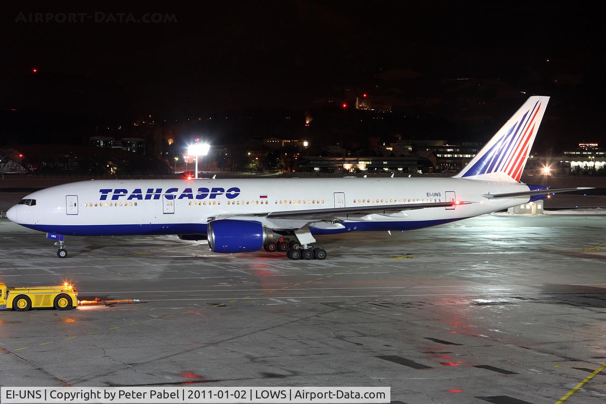 EI-UNS, 1998 Boeing 777-212/ER C/N 28514, SZG
