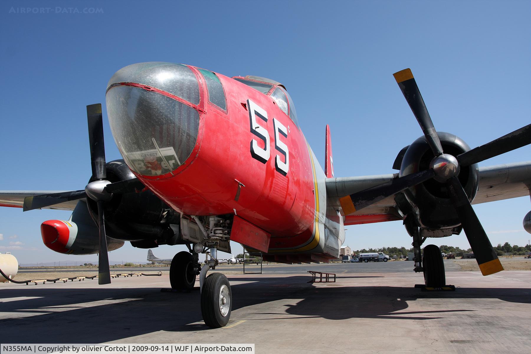 N355MA, 1957 Lockheed SP-2H (P2V-7S) Neptune C/N 726-7229, teddy bear inside !