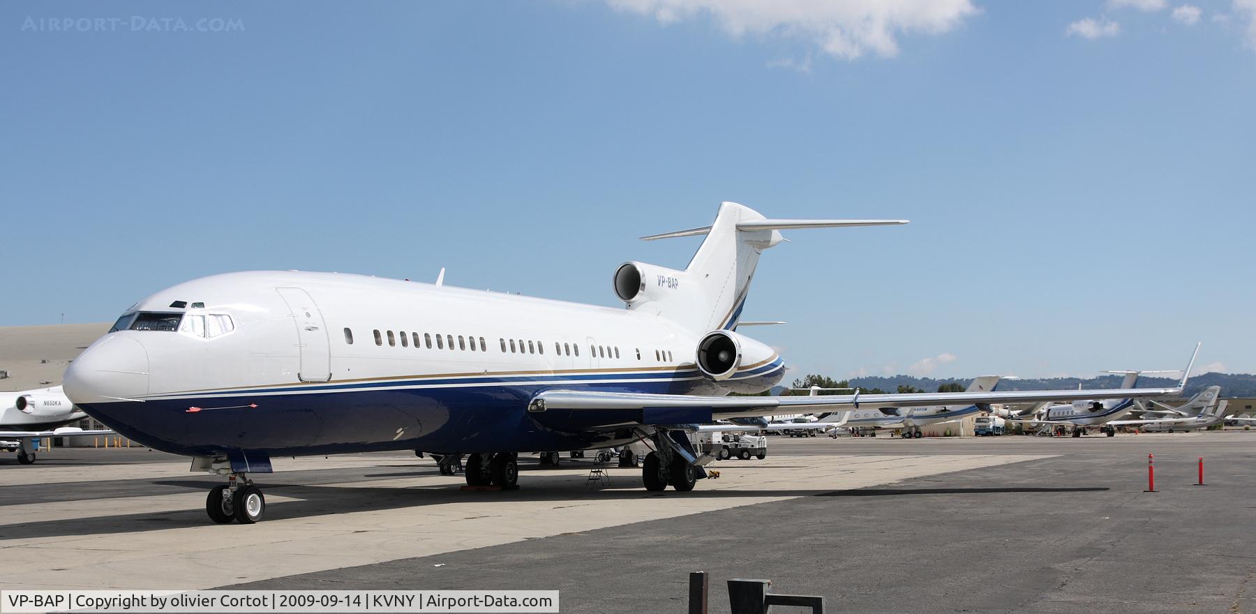 VP-BAP, 1967 Boeing 727-21 C/N 19260, Bizjet at Van Nuys, California