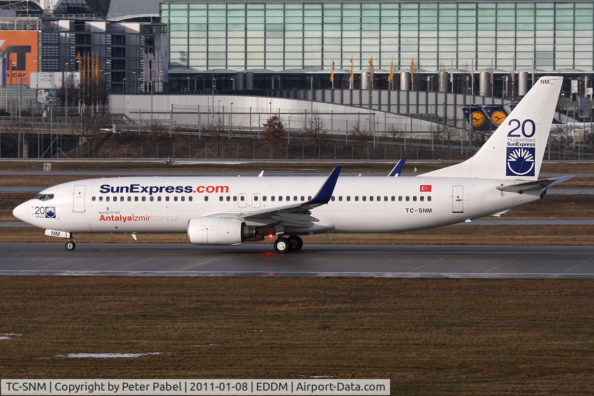 TC-SNM, 2005 Boeing 737-8BK C/N 33023, MUC