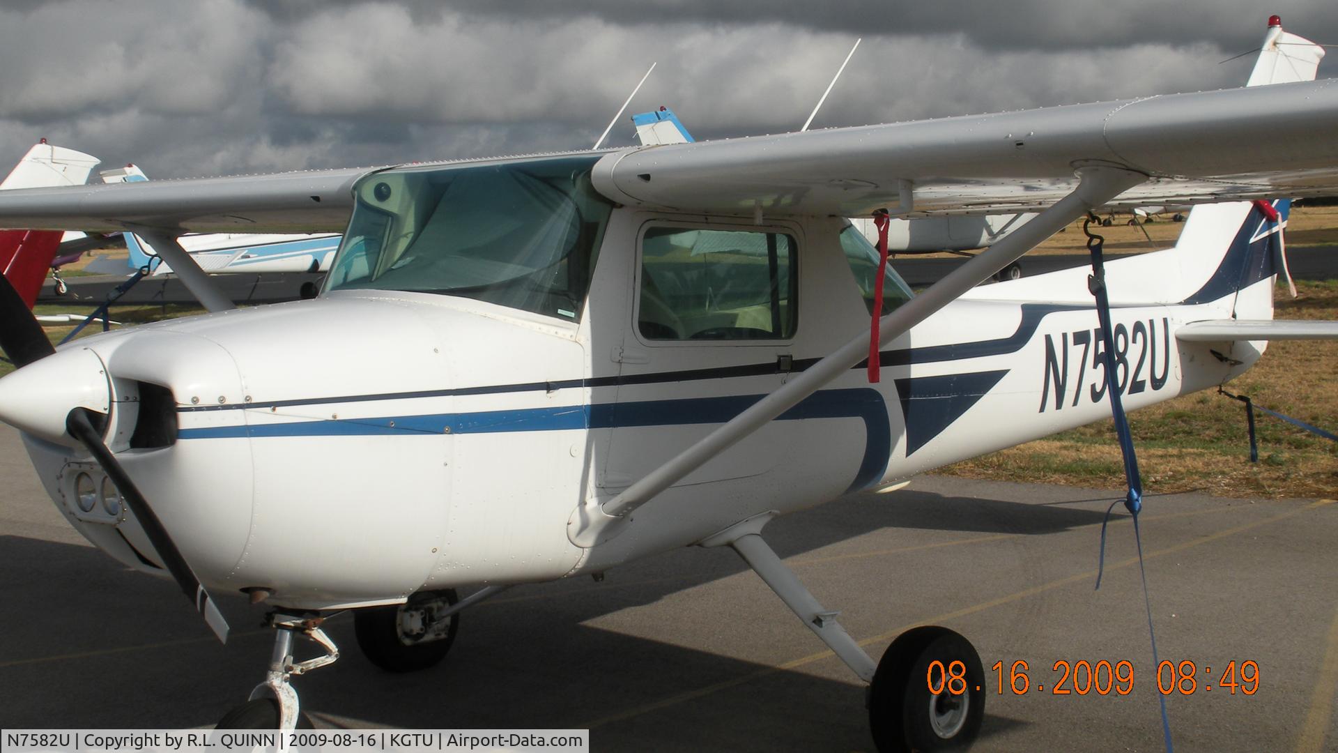 N7582U, 1975 Cessna 150M C/N 15077749, 1976 150M IFR CERTIFIED-DUAL NAV/COMS-DME-PANEL MOUNT GPS WITH WEATHER, WINDS ALOFT, AIRPORT DIGRAMS-FOR SALE