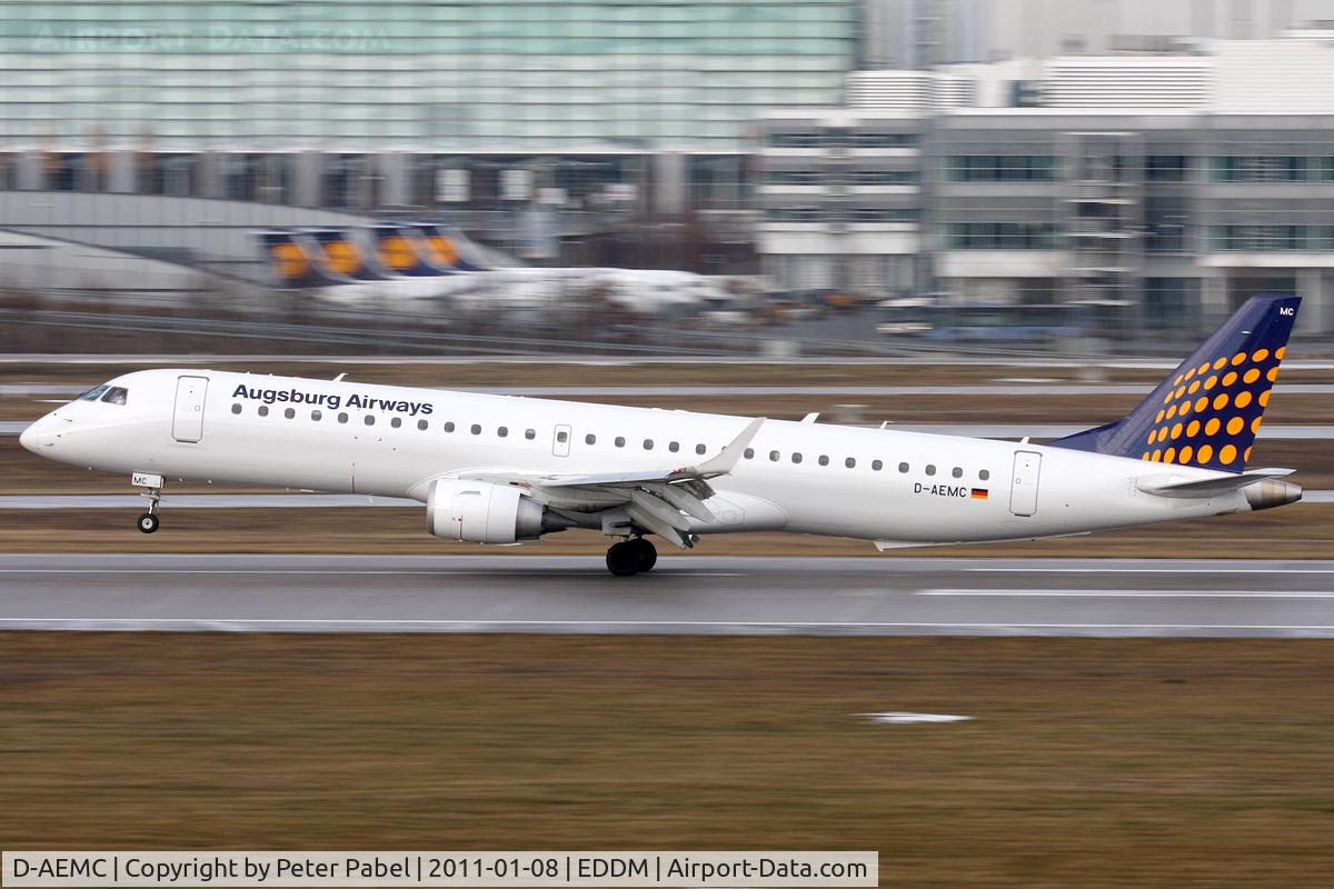 D-AEMC, 2009 Embraer 195LR (ERJ-190-200LR) C/N 19000300, MUC