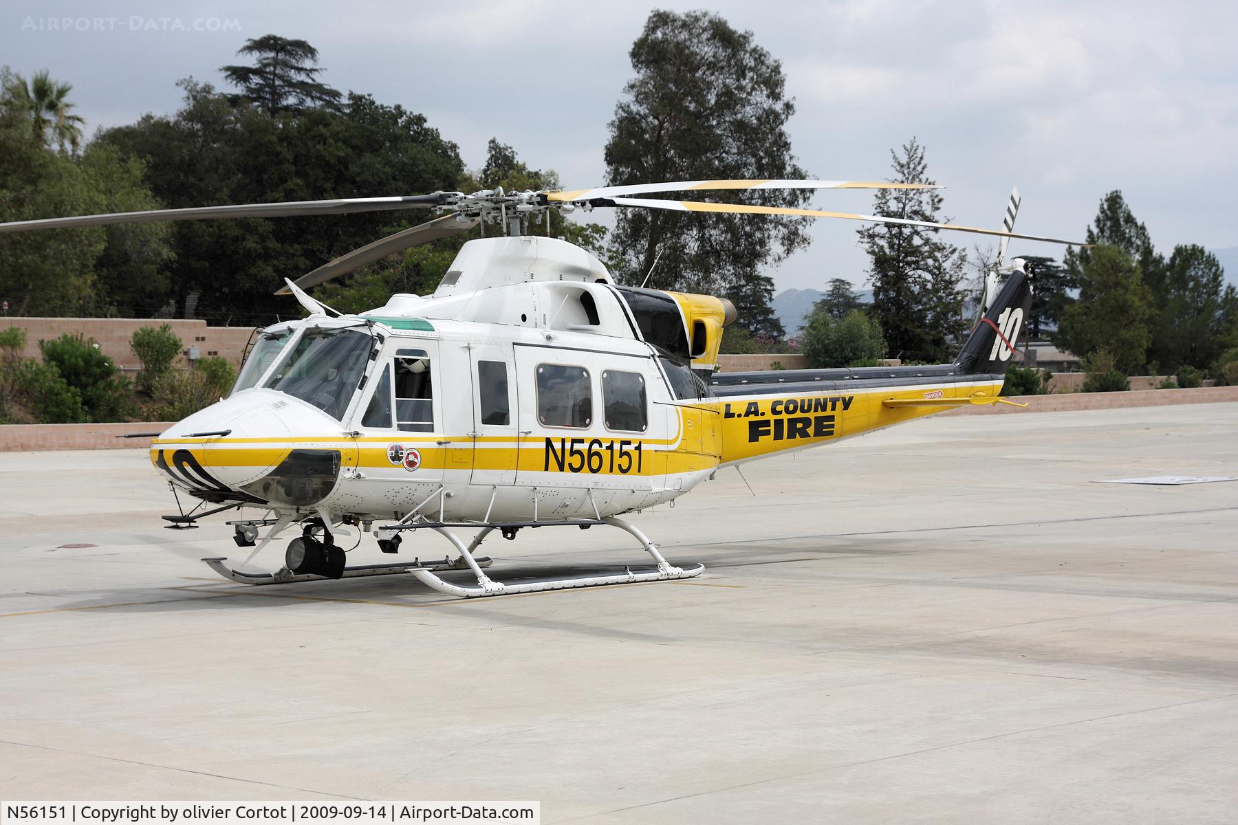 N56151, 1981 Bell 412 C/N 33061, Firebase los angeles