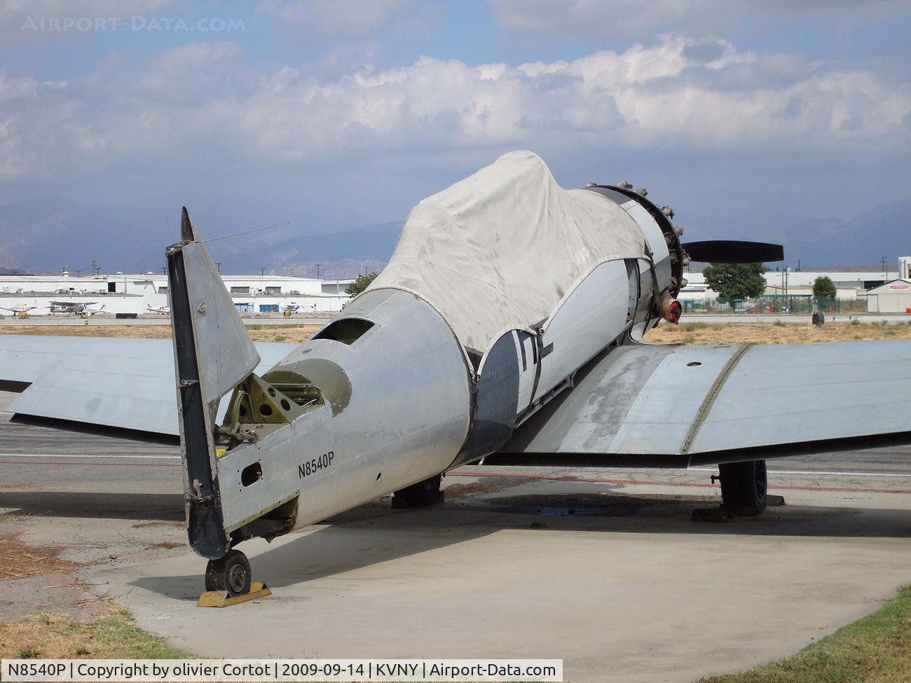N8540P, 1942 North American AT-6D Texan C/N 42-81646-1, Unlikely to fly anytime soon