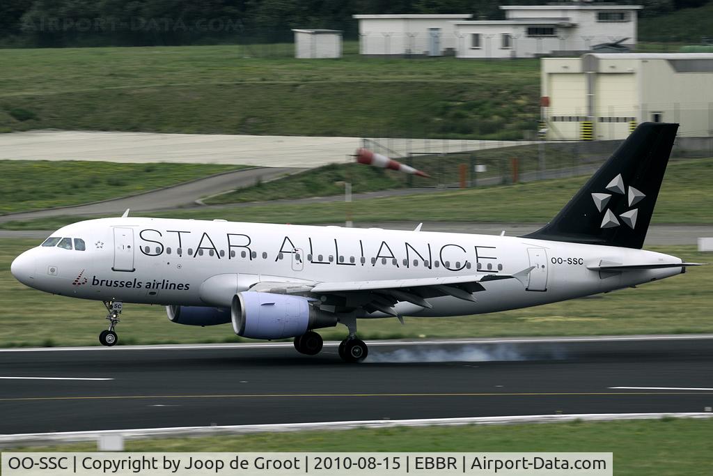 OO-SSC, 1999 Airbus A319-112 C/N 1086, Star Alliance special colours