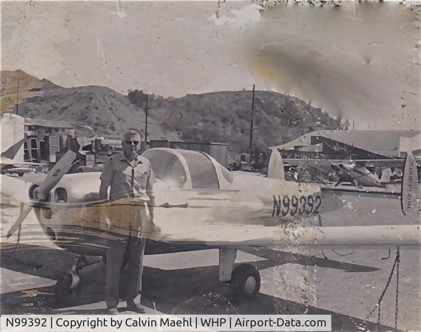 N99392, 1946 Erco 415D Ercoupe C/N 2015, Picture was shot in 1961
