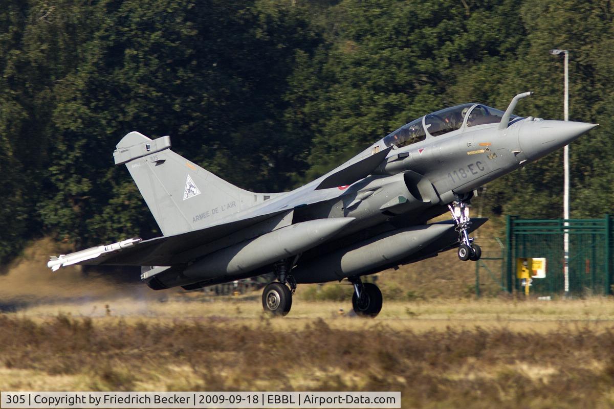 305, Dassault Rafale B C/N 305, touchdown