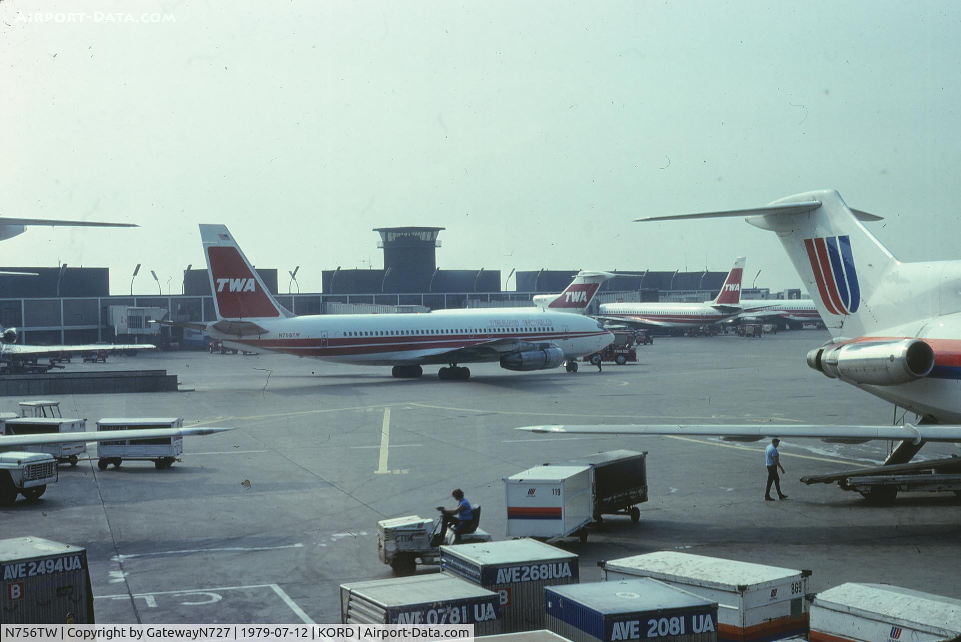 N756TW, 1962 Boeing 707-131B C/N 18394, *