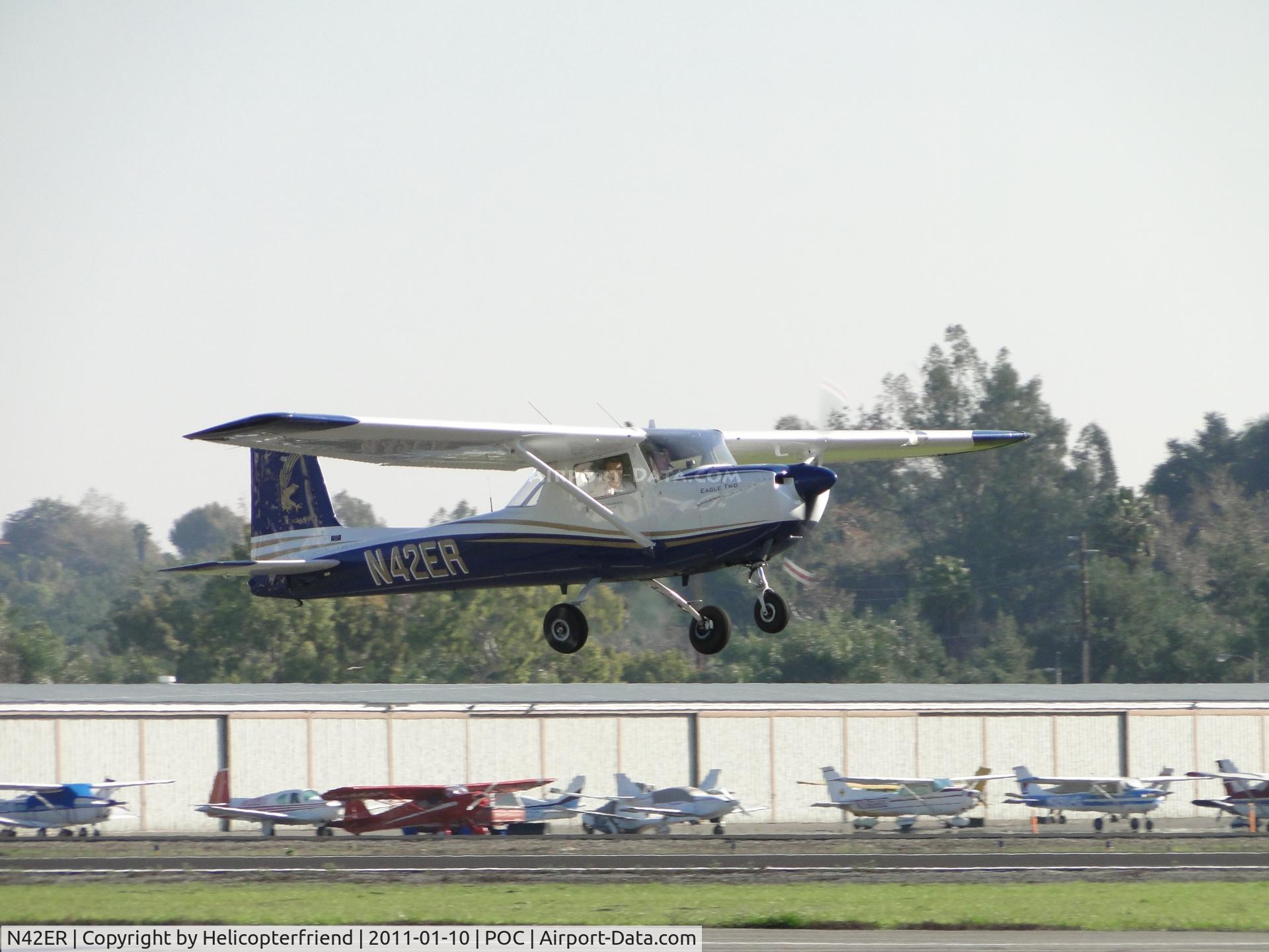 N42ER, 1965 Cessna 150E C/N 15061252, Doing touch & go's, this is the going part from 26R