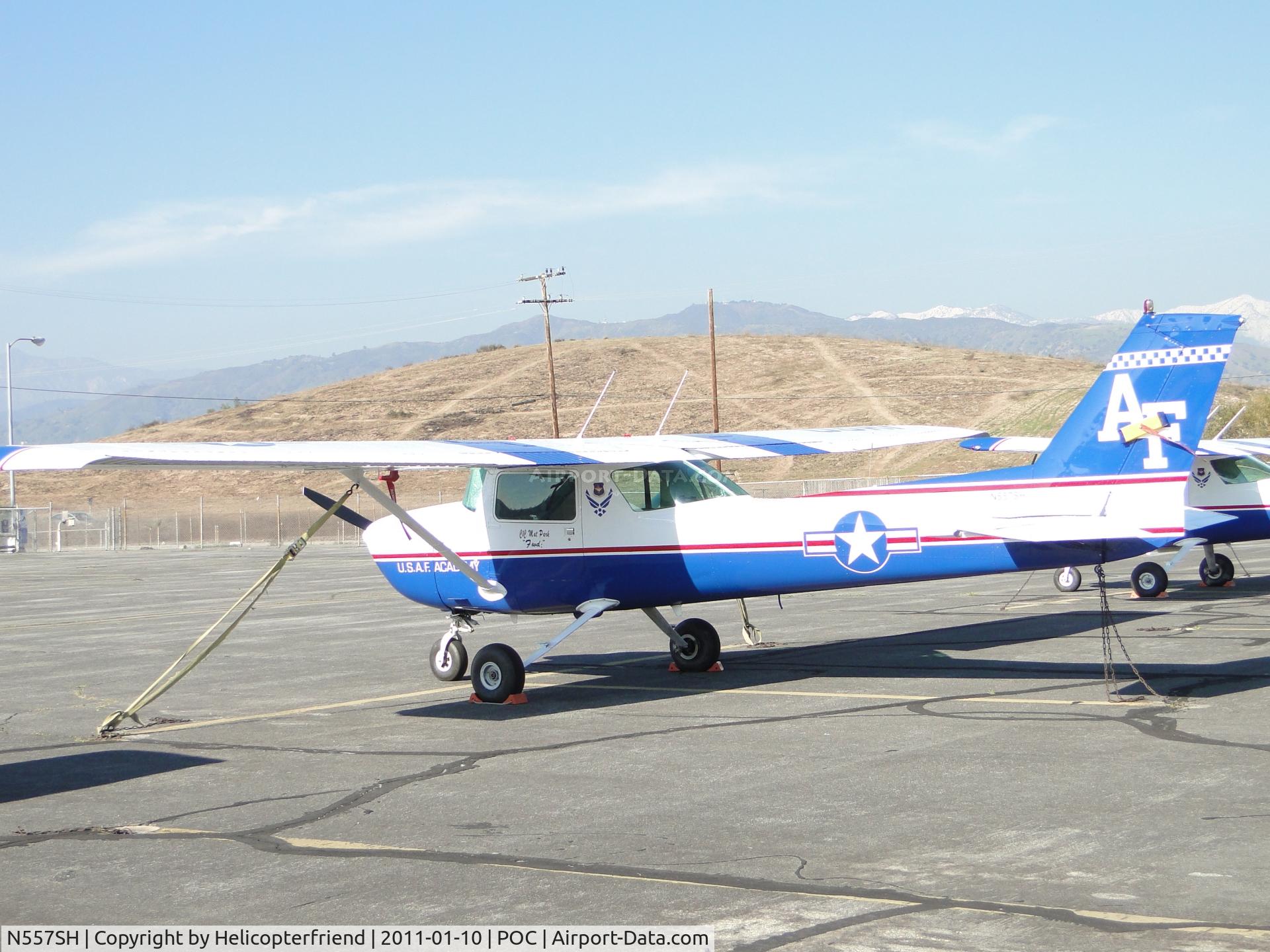 N557SH, 1971 Cessna 150L C/N 15072617, Parked, secured at Ballard Aviation parking area