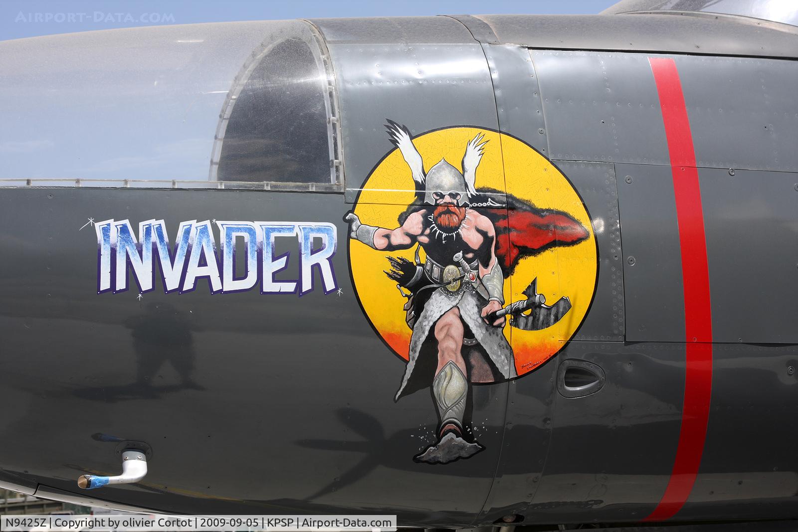 N9425Z, 1944 Douglas B-26C Invader C/N 29000, nose art close up