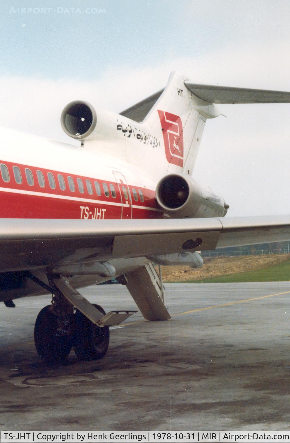 TS-JHT, 1976 Boeing 727-2H3 C/N 21235, Tunis Air B727 at Monastir