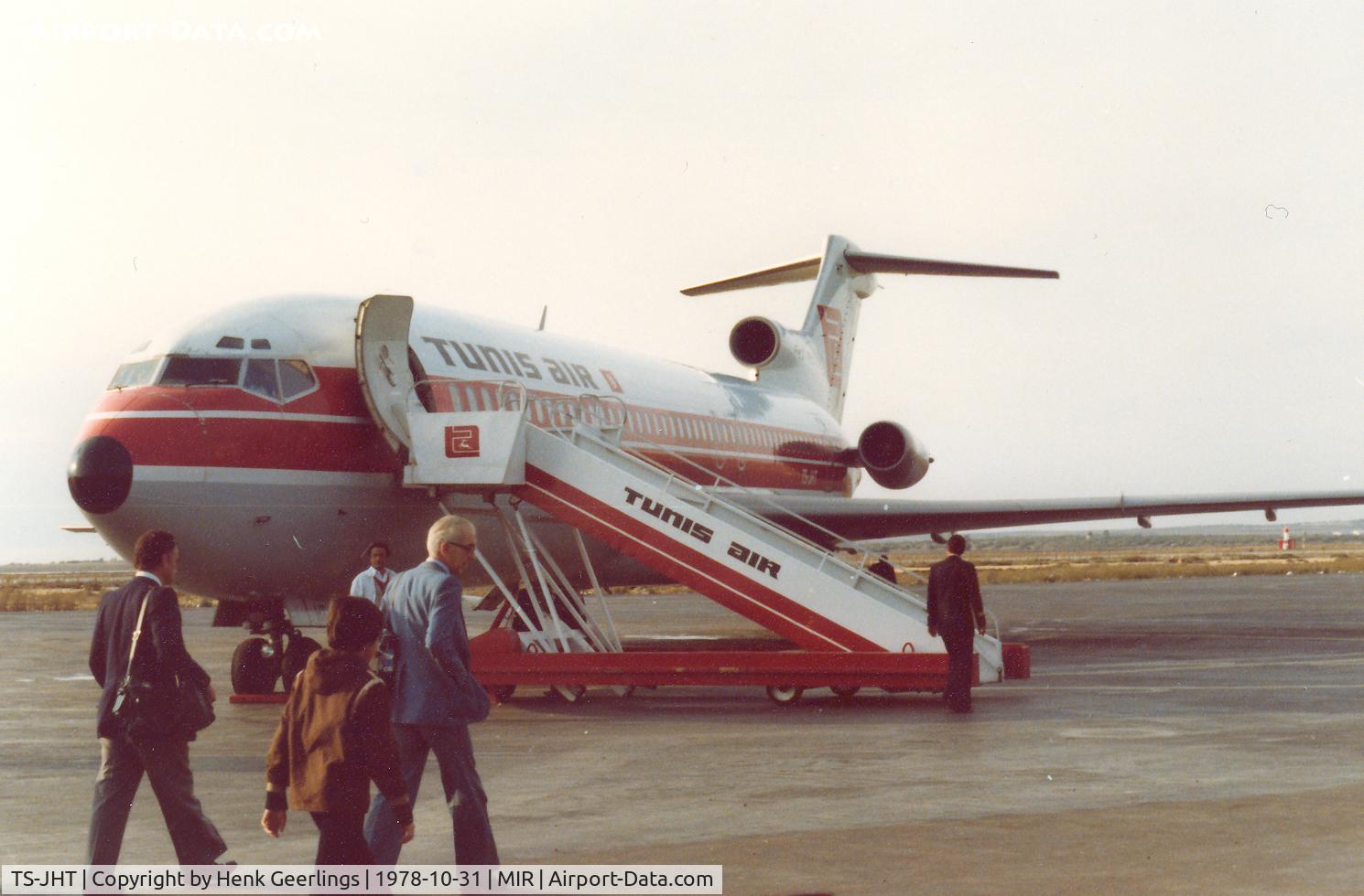 TS-JHT, 1976 Boeing 727-2H3 C/N 21235, Tunis Air flight to AMS