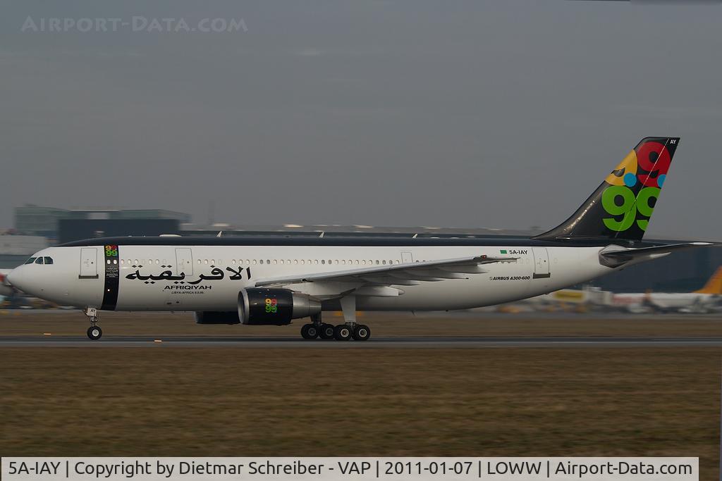 5A-IAY, 1985 Airbus A300B4-620 C/N 354, Afriqiah Airbus 300