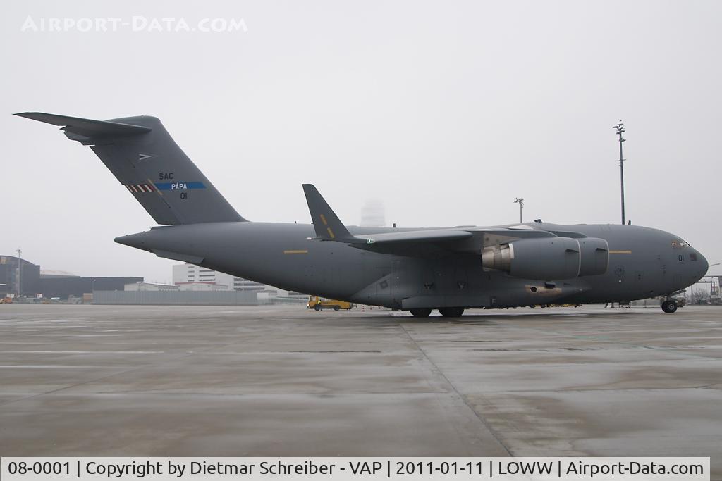 08-0001, 2008 Boeing C-17A Globemaster III C/N F-207, NATO C17