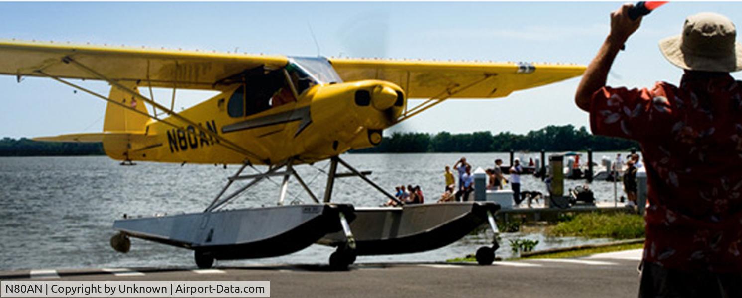 N80AN, 1980 Piper PA-18-150 Super Cub C/N 18-8109003, N80AN exiting lake; photographer unknown. Submitted by Nayte Carrick