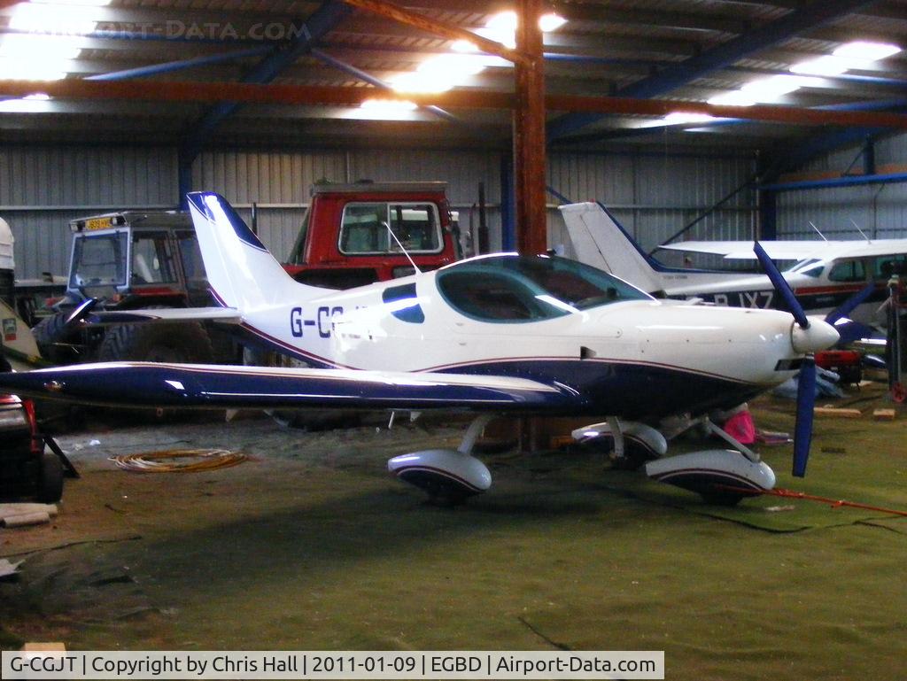 G-CGJT, 2009 CZAW SportCruiser C/N PFA 338-14911, in the main hangar at Derby airfield