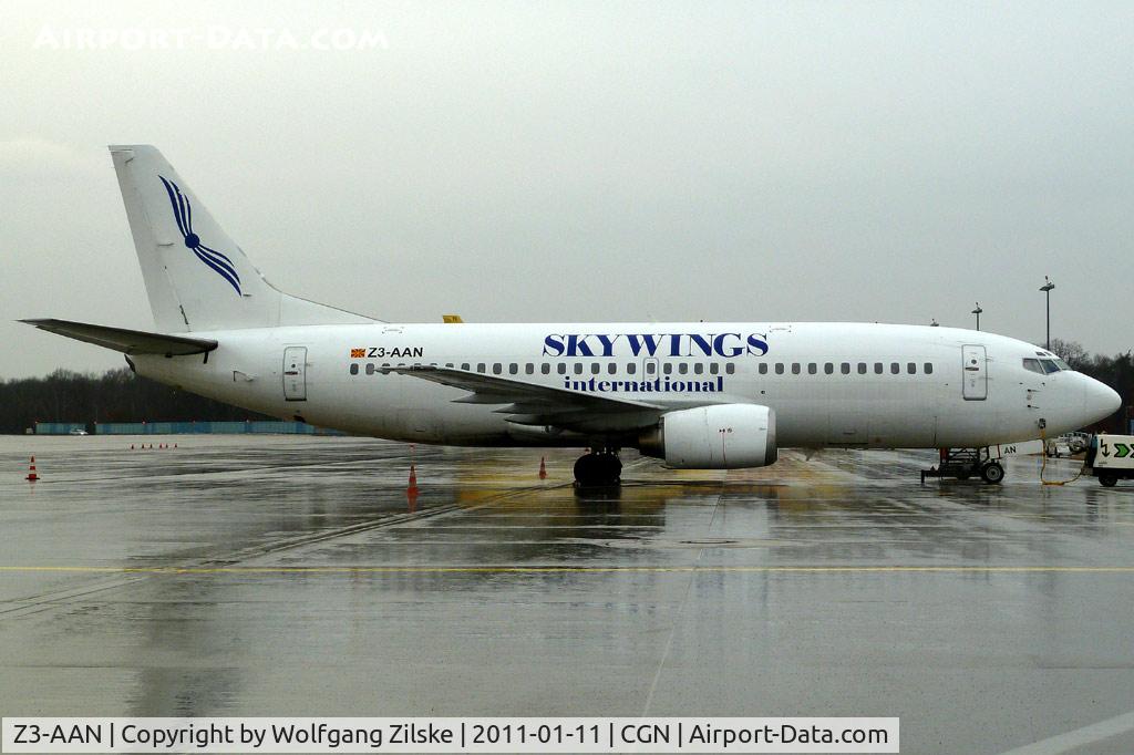 Z3-AAN, 1989 Boeing 737-382 C/N 24365, visitor