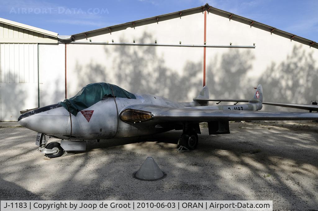 J-1183, 1952 De Havilland (FFA) Vampire FB.6 (DH-100) C/N 692, This Vampire is kind of preserved in the town of Orange.