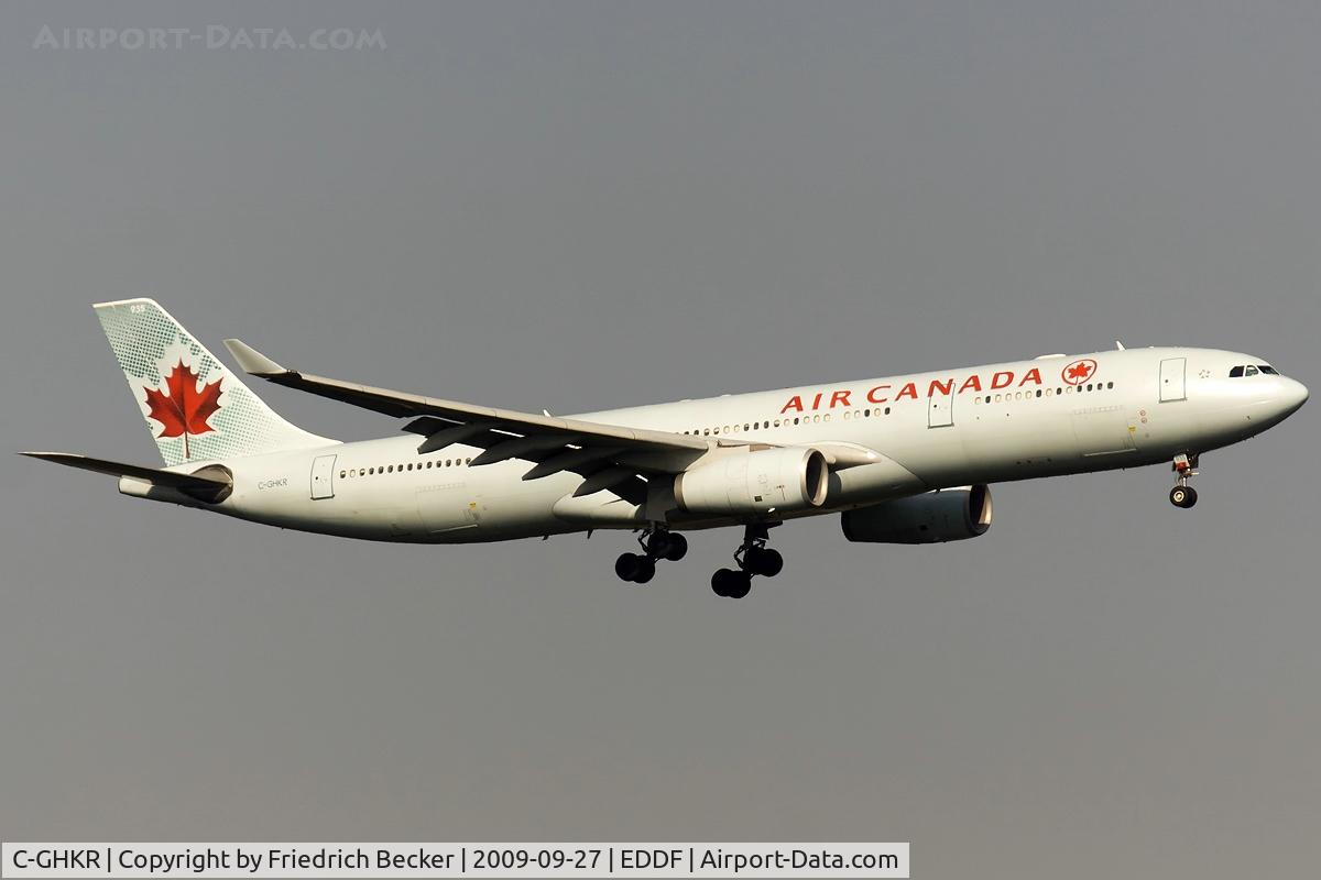 C-GHKR, 2001 Airbus A330-343 C/N 0400, on final