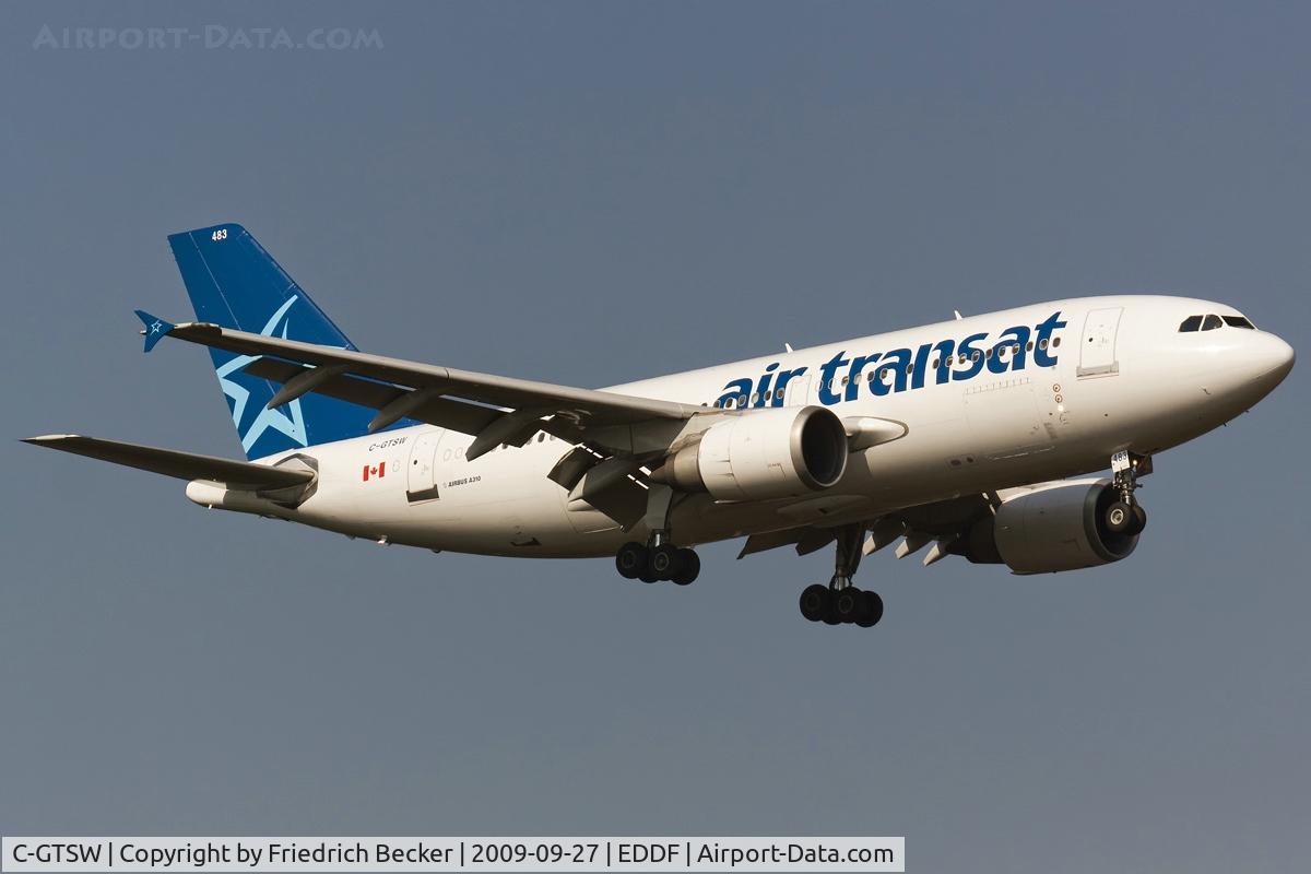 C-GTSW, 1988 Airbus A310-304 C/N 483, on final