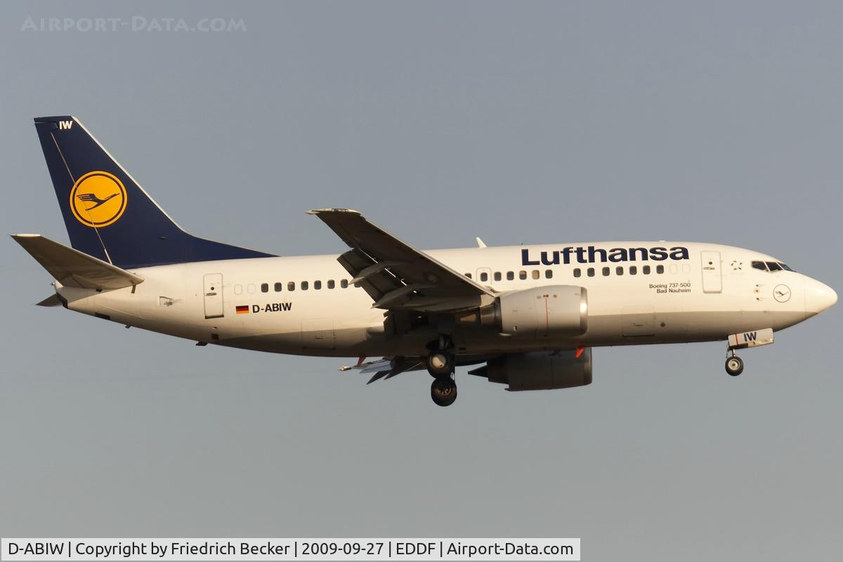 D-ABIW, 1991 Boeing 737-530 C/N 24945, on final