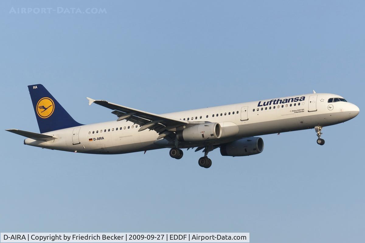 D-AIRA, 1993 Airbus A321-131 C/N 0458, on final