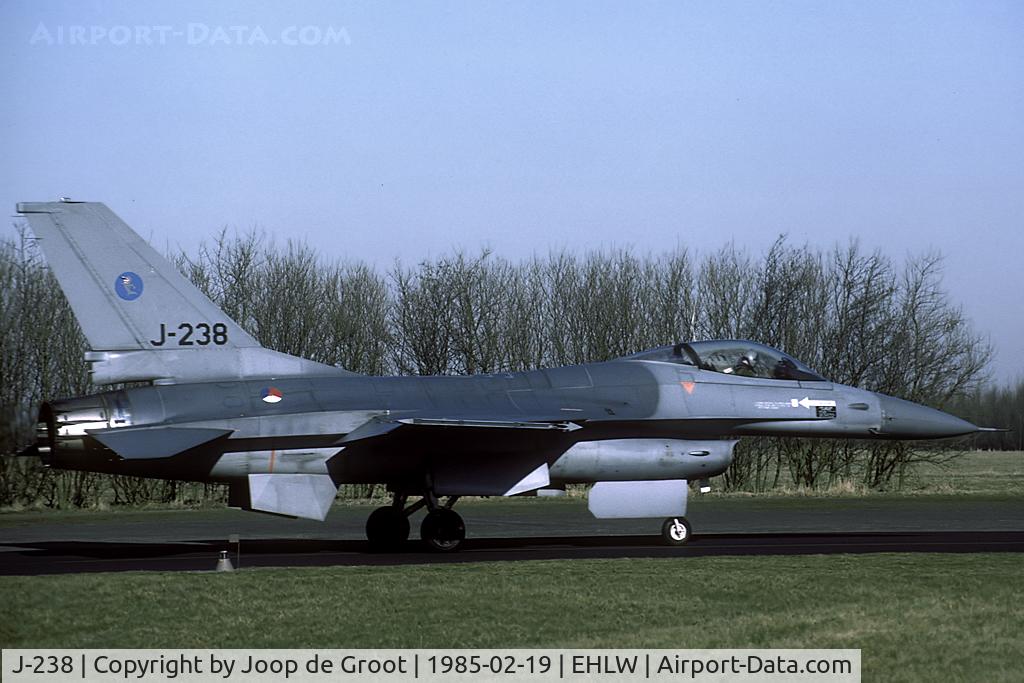 J-238, 1978 Fokker F-16A Fighting Falcon C/N 6D-27, with TCA badge
