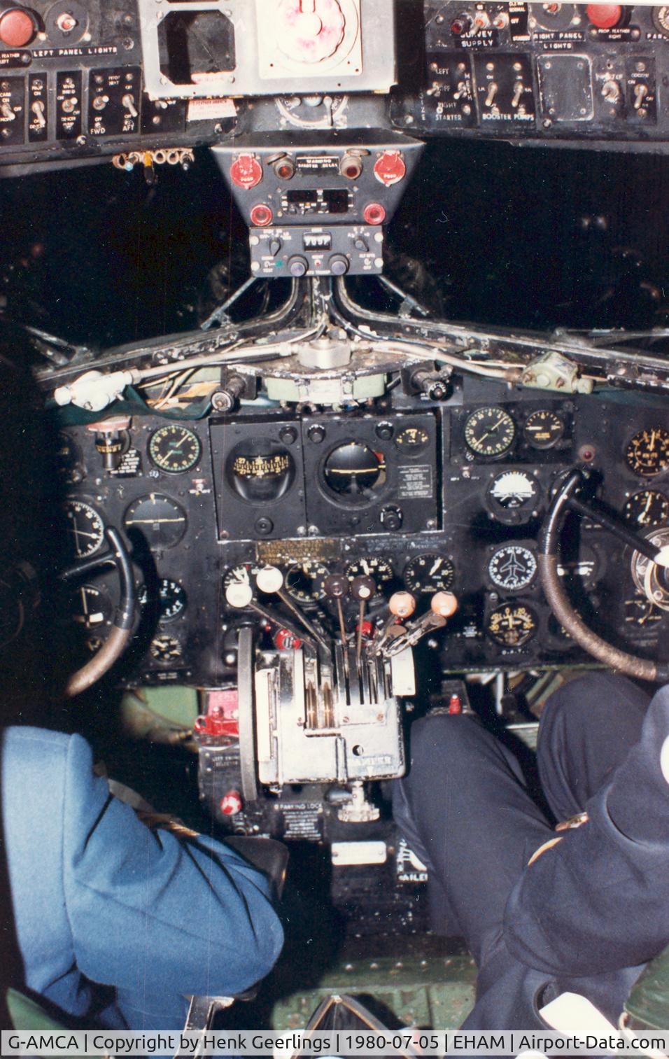 G-AMCA, 1945 Douglas DC-3C-R-1830-90C (C-47B) C/N 32966, Flying at 6000 ft en route from AMS to London Gatwick