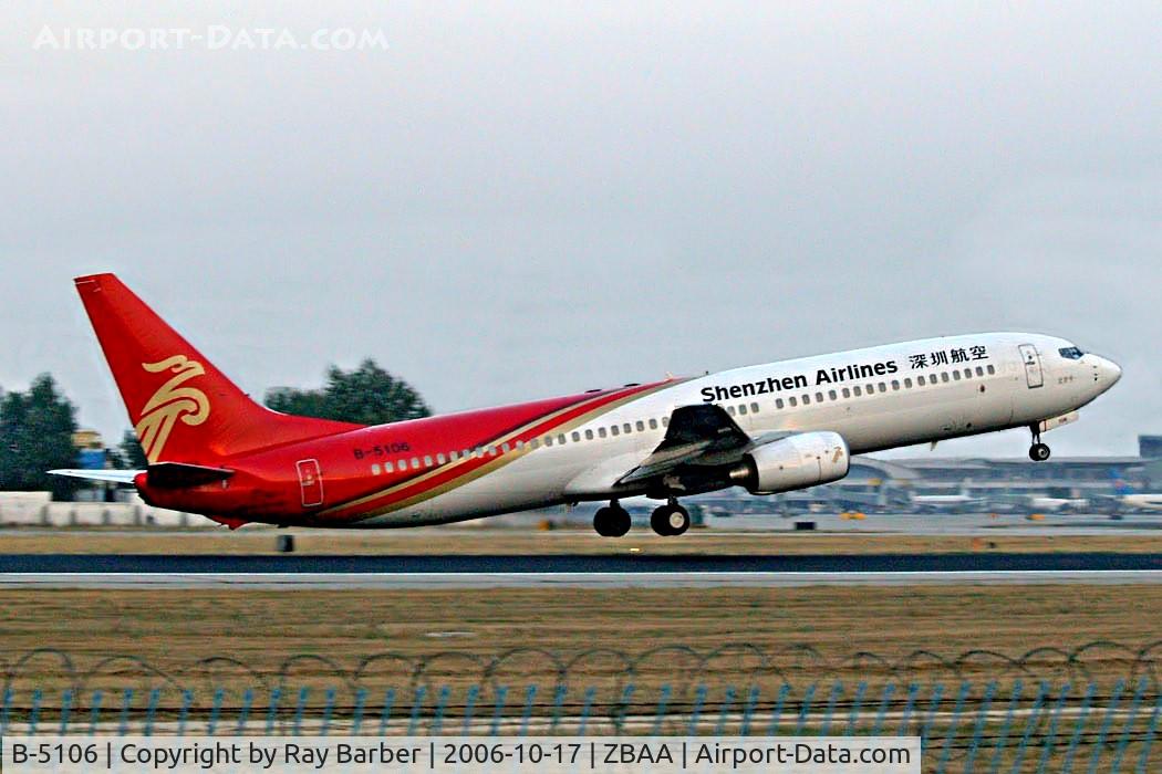 B-5106, 2005 Boeing 737-97L C/N 33648, Boeing 737-97L [33648] (Shenzhen Airlines) Bejing~B 17/10/2006