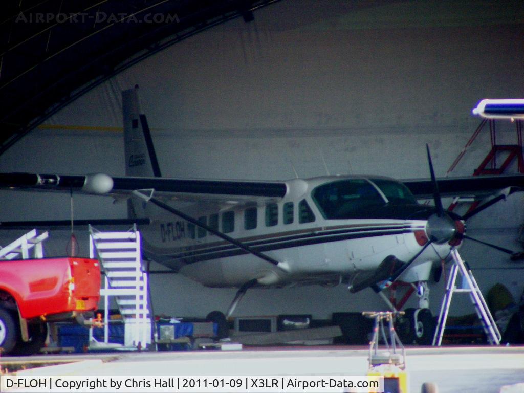 D-FLOH, 1996 Cessna 208B Grand Caravan C/N 208B-0576, at the British Parachute School, Langar