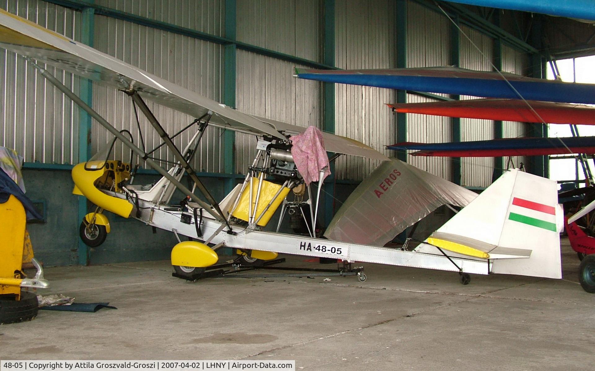 48-05, 1988 MÉM-RSZ KSML-1M Nyirség 2 C/N 001/P, Nyiregyháza Airport - Hungary