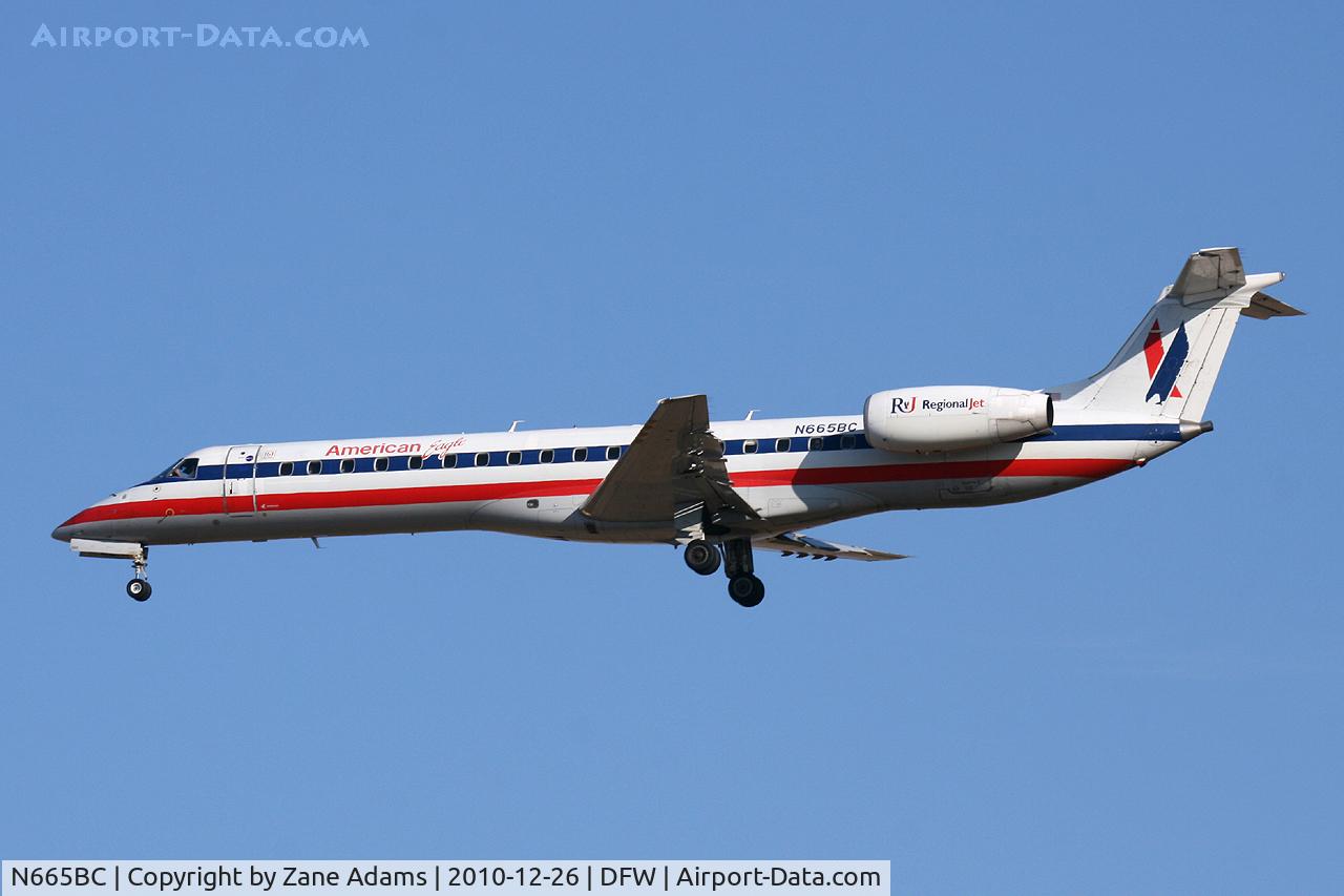 N665BC, 2004 Embraer ERJ-145LR (EMB-145LR) C/N 145783, American Eagle at DFW Airport