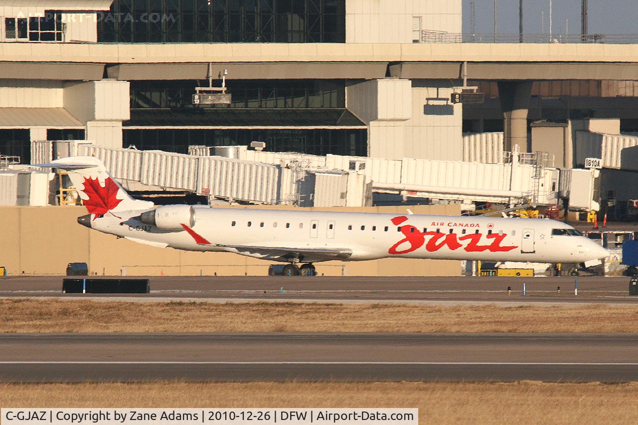 C-GJAZ, 2005 Canadair CRJ-705ER (CL-600-2D15) Regional Jet C/N 15036, Air Canada Jazz at DFW Airport