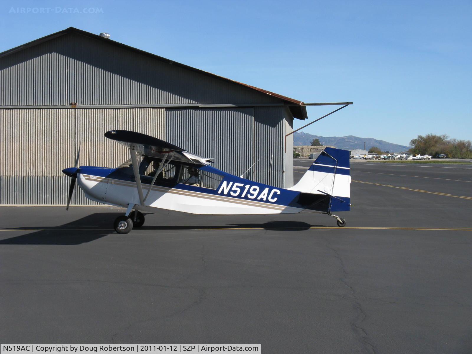 N519AC, 2000 American Champion 7GCBC C/N 1295-2000, 2000 American Champion 7GCBC EXPLORER, Lycoming O-320 250 Hp, taxi to hangar