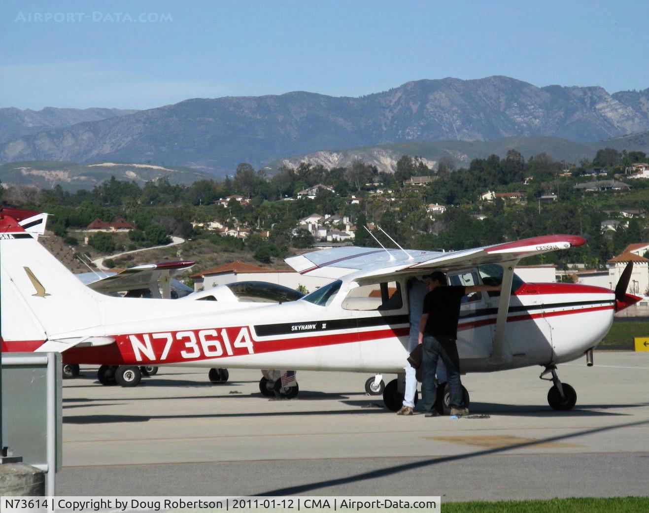 N73614, 1976 Cessna 172M C/N 17267578, 1976 Cessna 172M SKYHAWK II, Lycoming O-320-E2D 150 Hp