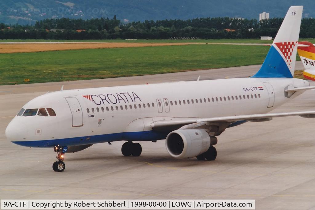 9A-CTF, 1991 Airbus A320-211 C/N 258, 9A-CTF @ LOWG