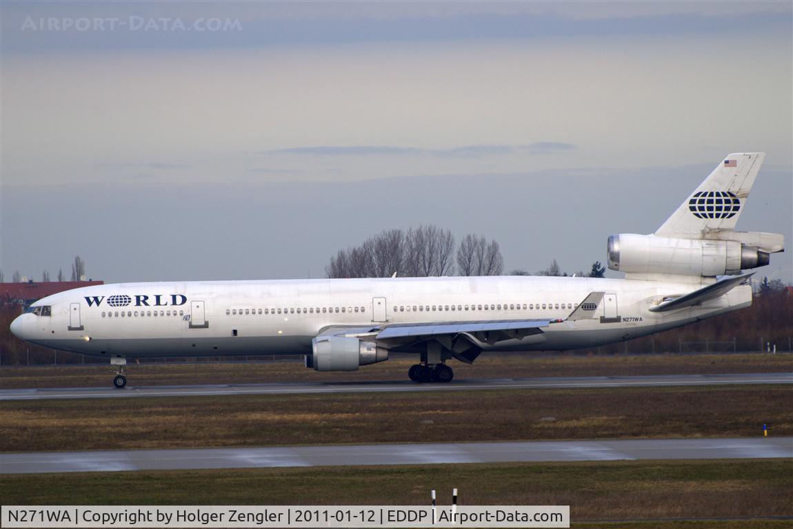 N271WA, 1992 McDonnell Douglas MD-11 C/N 48518, Arrival from A or I on rwy 26R