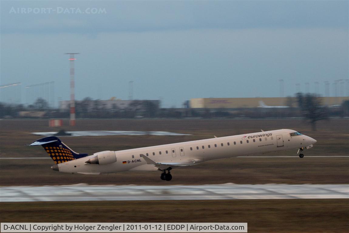 D-ACNL, 2010 Bombardier CRJ-900 NG (CL-600-2D24) C/N 15252, LH2777 to DUS is leaving LEJ on rwy 26R.