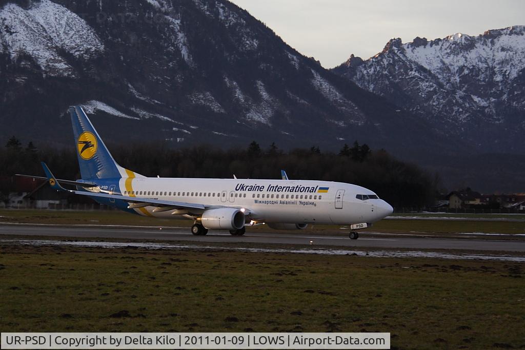 UR-PSD, 2010 Boeing 737-8HX C/N 29686, AUI [PS] Ukraine International Airlines	
First flight date 	26/04/2010