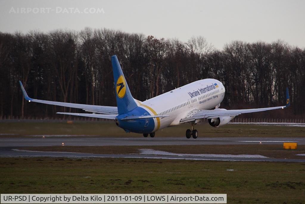 UR-PSD, 2010 Boeing 737-8HX C/N 29686, AUI [PS] Ukraine International Airlines First flight date 26/04/2010