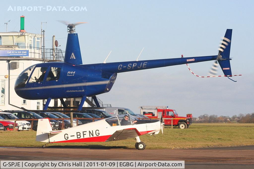 G-SPJE, 2007 Robinson R44 Raven II C/N 12026, Abel Alarm Co Ltd